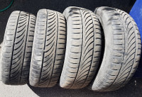 4 pneus usagés 205/60R16