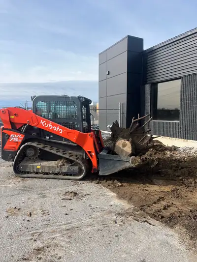 skid steer and excavator work , View more