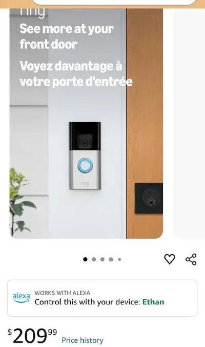 ring doorbell, View more