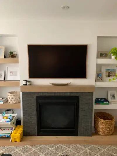 Pro Frame TV and Gallery TV Wall mounting with cable concealing, View more
