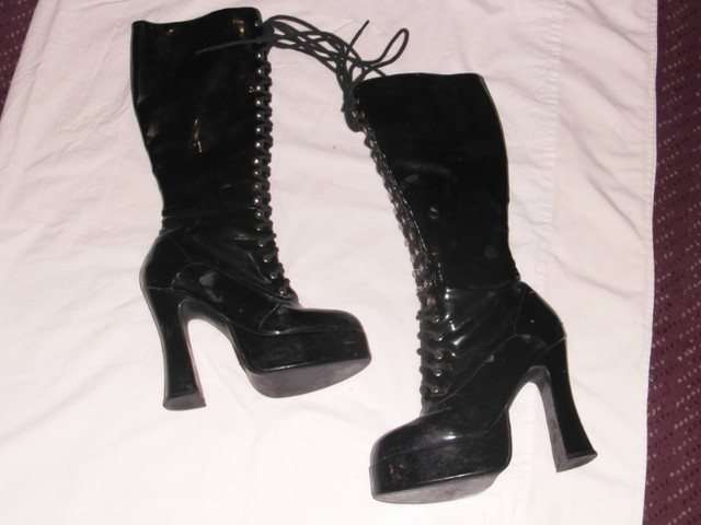 Patent lace up boots in Women's - Shoes in Stratford - Image 2