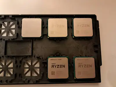 Various AMD RYZEN AM4 CPUs, View more