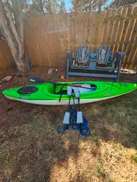 Pelican Kayak 10 ft with roof rack