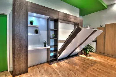 Lit mural vertical double | Rangement | Bureau, View more