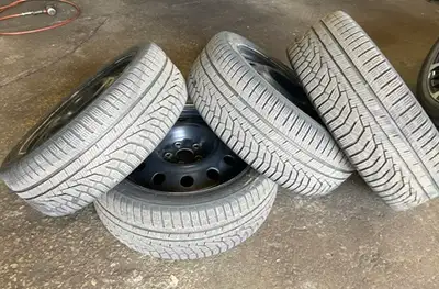 Size 235/45R18 98V(Hankook Tires) with rims