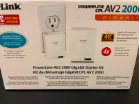 PowerLine AV2 2000 Gigabit Starter Kit - DHP-701AV