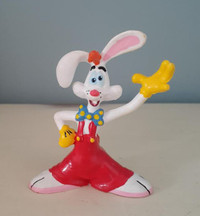 Vintage Disney Amblin 1987 Roger Rabbit Waving PVC Figurine
