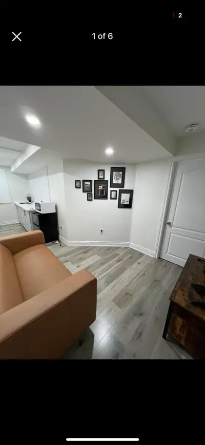 Private unit in basement available from June 1st