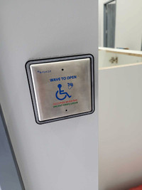 Door operator sale and installation handicap emergency washroom