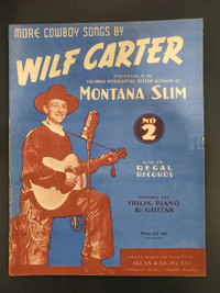 More Cowboy Songs Wilf Carter No 2