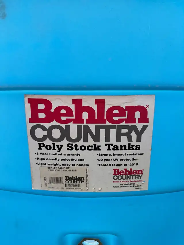 6 ft poly stock tank | Farming Equipment | Lethbridge | Free local ...
