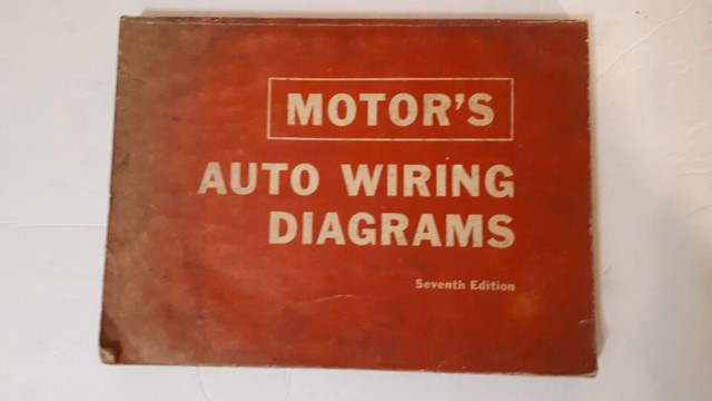 Vintage Motor's Auto Wiring Diagrams 7th Edition, for 1963 - 67 in Other in Cambridge