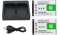NP-BX1 ENEGON Battery (2-Pack) and Rapid Dual Charger for Sony N