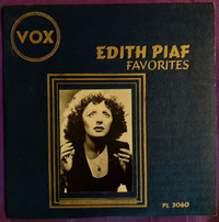 Edith Piaf- Favourites 1950 LP $15
