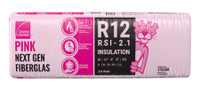 New- R-12 PINK NEXT GEN FIBERGLAS Insulation