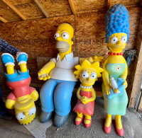 Life Sized Simpsons Statue - A Rare Collectors Item
