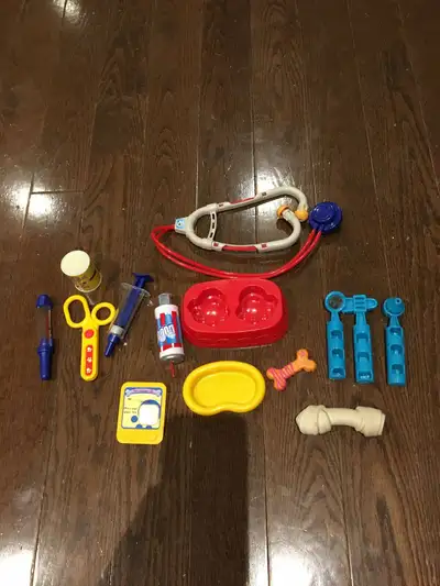 Toy vet accessories , View more