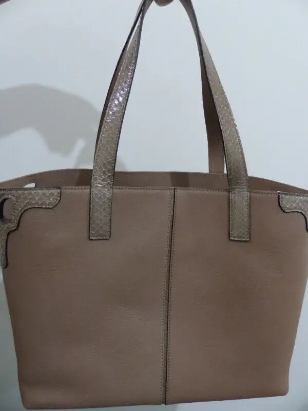New Cartier Marcello tote bag (Calfskin + Snake skin leather)