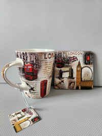 LONDON, ENGLAND Souvenir by Sterling Products Tea Coffee Cup/Mug
