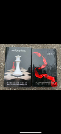 Breaking Dawn and Eclipse Book Harcover Both For $10