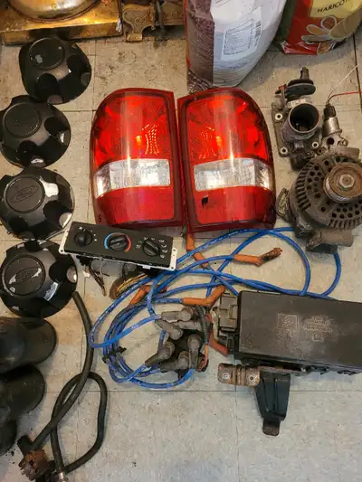 Rear lights are available 50$ each AC pump works 100$ fuses box 50$ air sensor pipe 50$ trutile 40$...