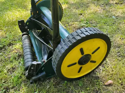 Yardworks 14" push reel mower, View more