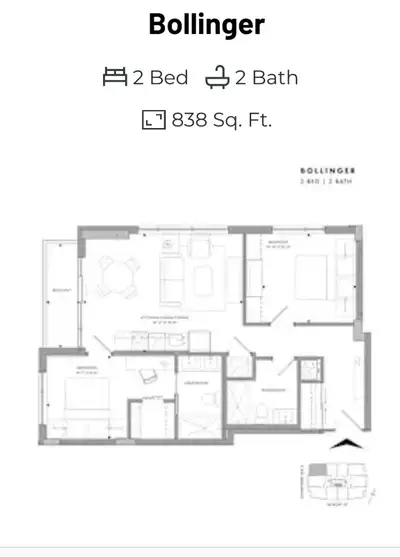 SoHo Champagne 2 | Little Italy Available December 1, 2026 – March 31, 2027 Option to continue month...