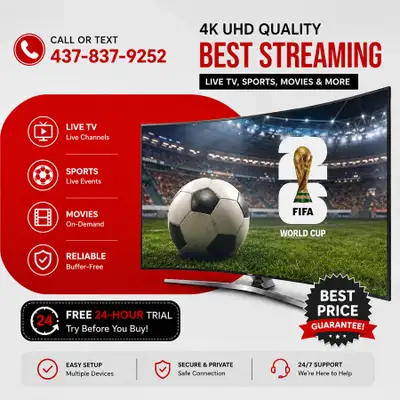 2026 World Cup Coverage in 4K, View more