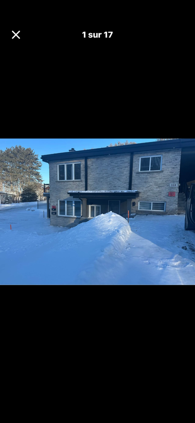 Magnifique 4 ½ au rez-de-chaussée dans un duplex : ****NOTER BIEN À LOUER POUR LE 1 SEPTEMBRE 2026 !...