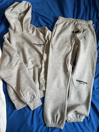 Dark Oatmeal Essentials tracksuit (check description), View more