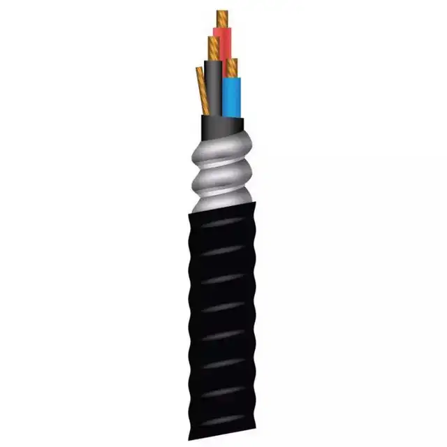WIRE CABLE:  #6 AWG Sheathed Armoured Copper Teck 90 1000V
