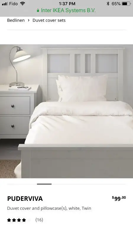 Brand New Duvet cover sets IKEA in Bedding in Windsor Region - Image 3