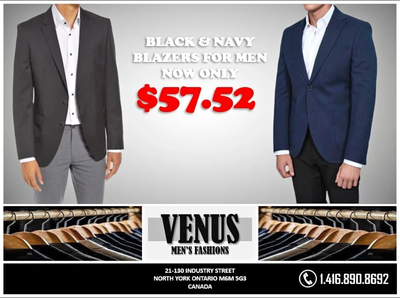BLACK & NAVY BLAZERS FOR MEN, View more