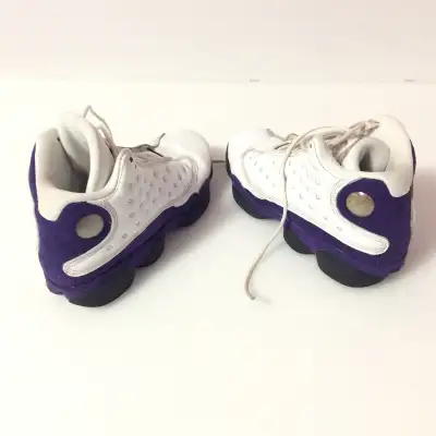 Nike Air Jordan 13 Retro Grape and White Size 6.5Y women's, View more