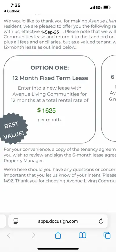 Apartment for rent