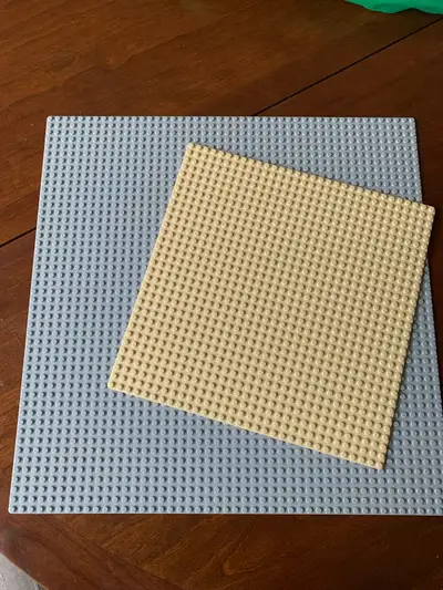 1 plaque grise 15 pouces 38 cm 1 plaque beige 10 pouces 25 cm Comme neuves 5149102476