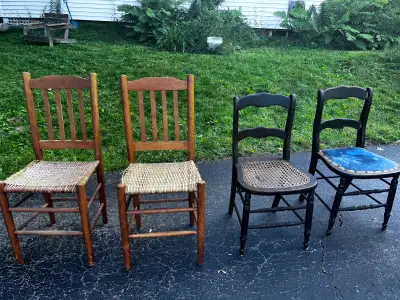 antique chairs (in need of repair), View more