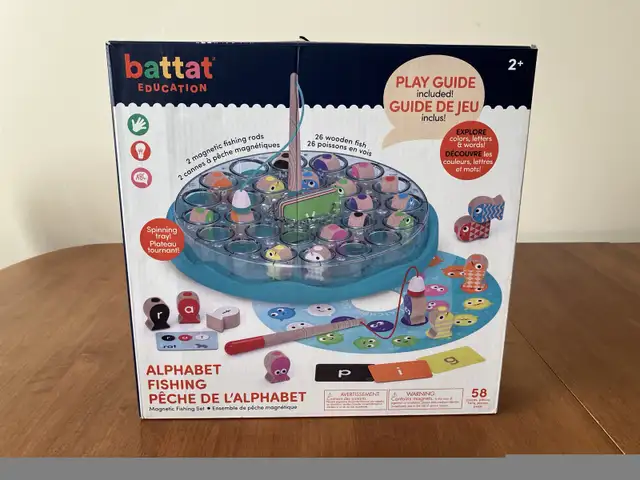 Battat Educational Alphabet Magnetic Fishing Game, Complete in Toys & Games in City of Montréal - Image 8