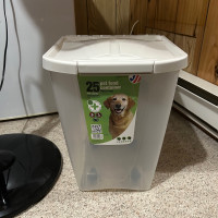 Dog food storage container