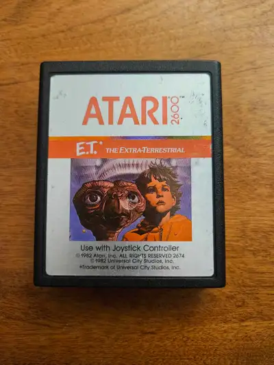 ET Atari 2600 Game, View more