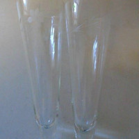 2 Crystal Glasses from Fort Theatre on Frederica St.  $20.