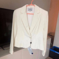 BRAND NEW - Ingenuity - White Cream Women's Blazer (Size 8)