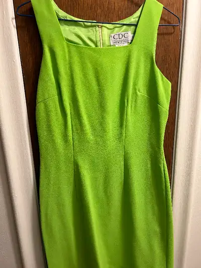 Size 2 lime green mini dress, worn once, like new condition. Smoke free home $20