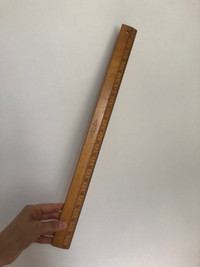18” Acme Wooden Ruler