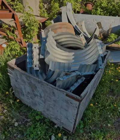Large selection of galvanized culvert couplers. Majority are under 3 ft in diameter, but we do have...