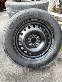 225/65 R17 winter Tires on rims
