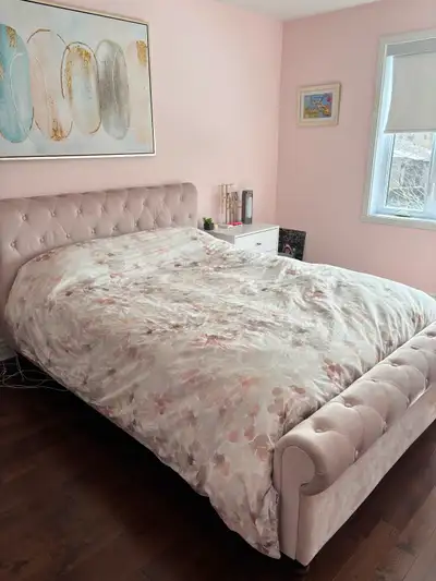 Modern Queen Bed Frame - Excellent condition!, View more