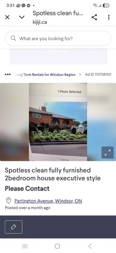 This lovely and clean fully furnished home has 2 big bedrooms ..large ceramic oak kitchen fully equi...