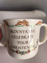Bunnykins Christening Mug