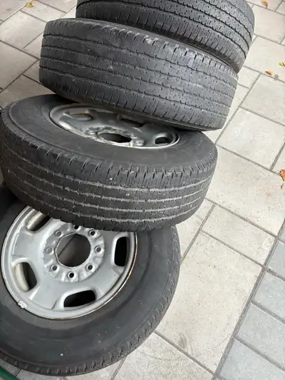 I'm selling a set of four GMC truck winter tires, size LT245/75R17, that are in condition. These tir...